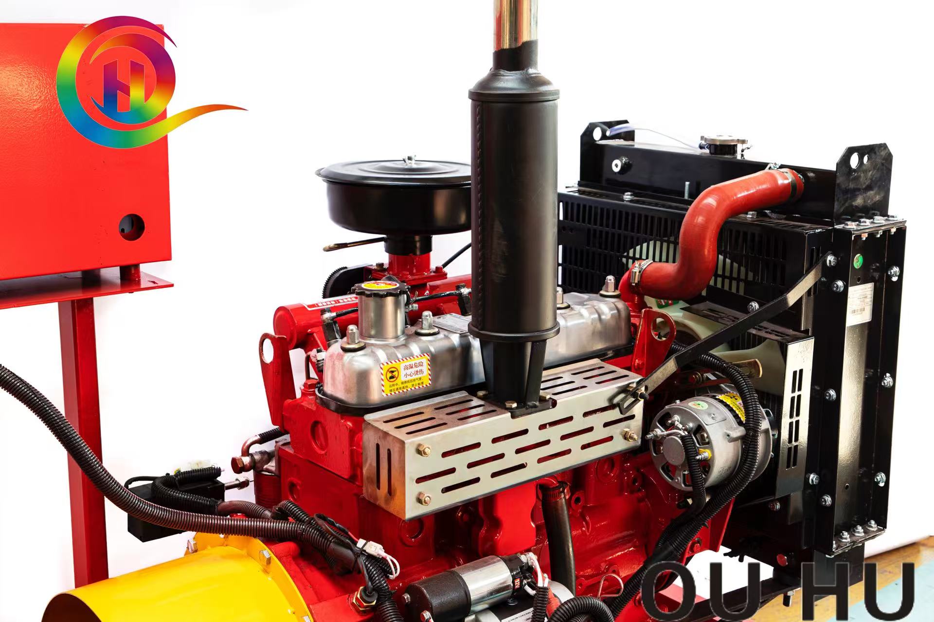 1000 GPM 9bar Skid Diesel Engine Driven EDJ Fire Pump System for High-Rise Building Fire Protection