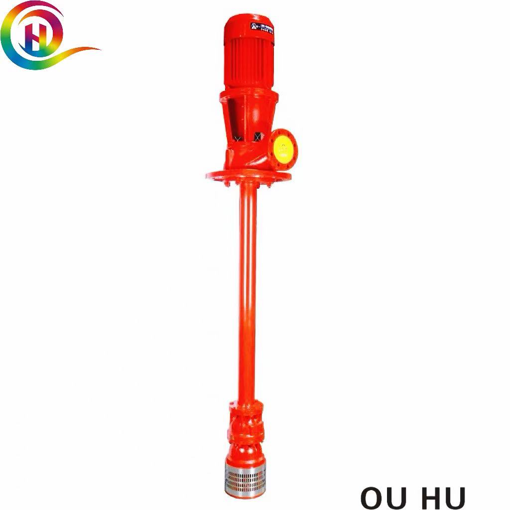 Vertical Turbine Long Shaft Fire Pump | Deep Well Fire Fighting Pump for Emergency Fire System