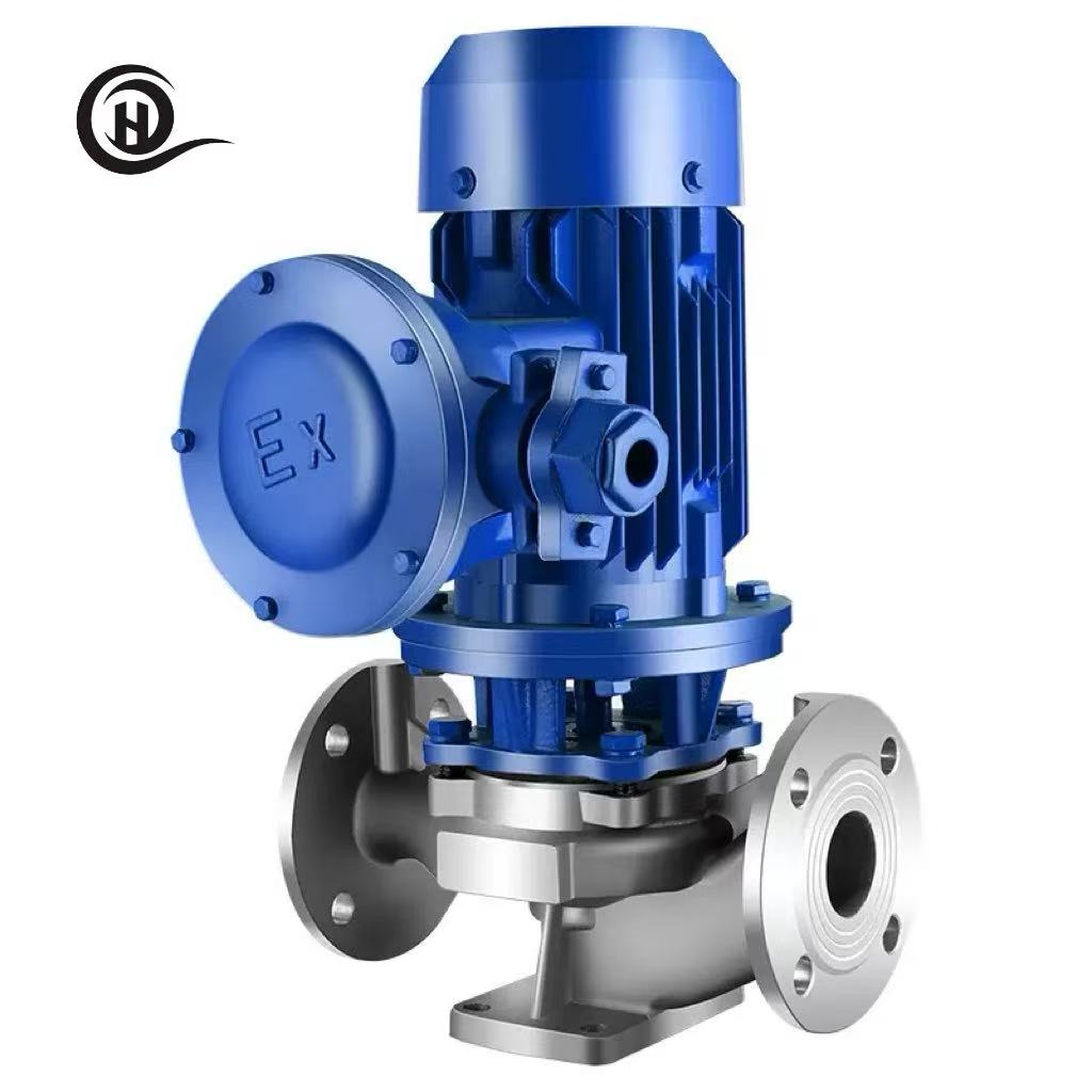 Vertical Inline Pipeline Centrifugal Pump for Water Supply And HVAC