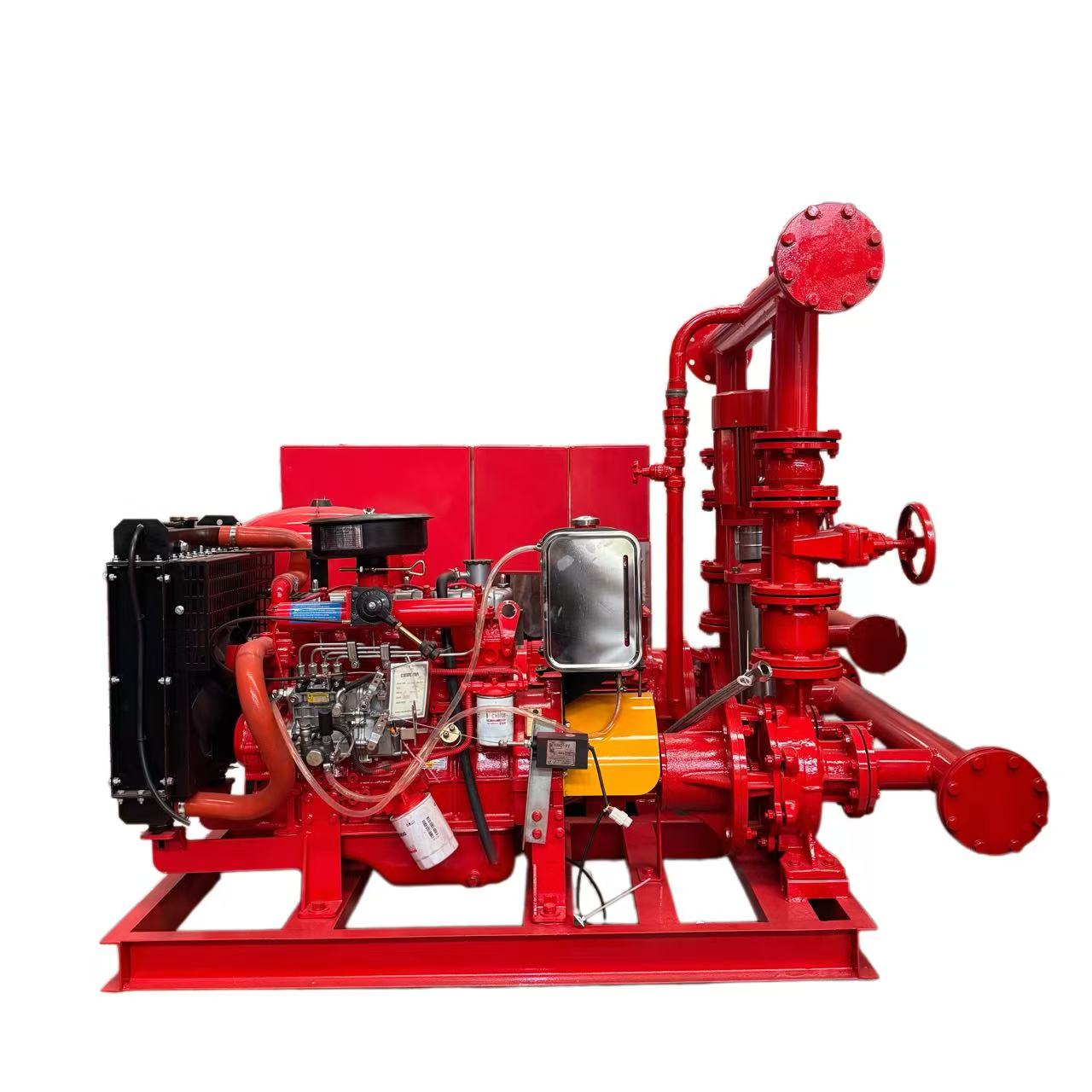 500 GPM 10 BAR EDJ Dual Power Fire Pump Set with Jockey Pump & Control Panel 