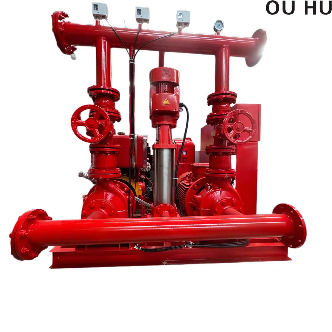 1000-3500 GPM EDJ Fire Pump Package | Electric + Diesel + Jockey Pump System for Commercial & Industrial Fire Protection