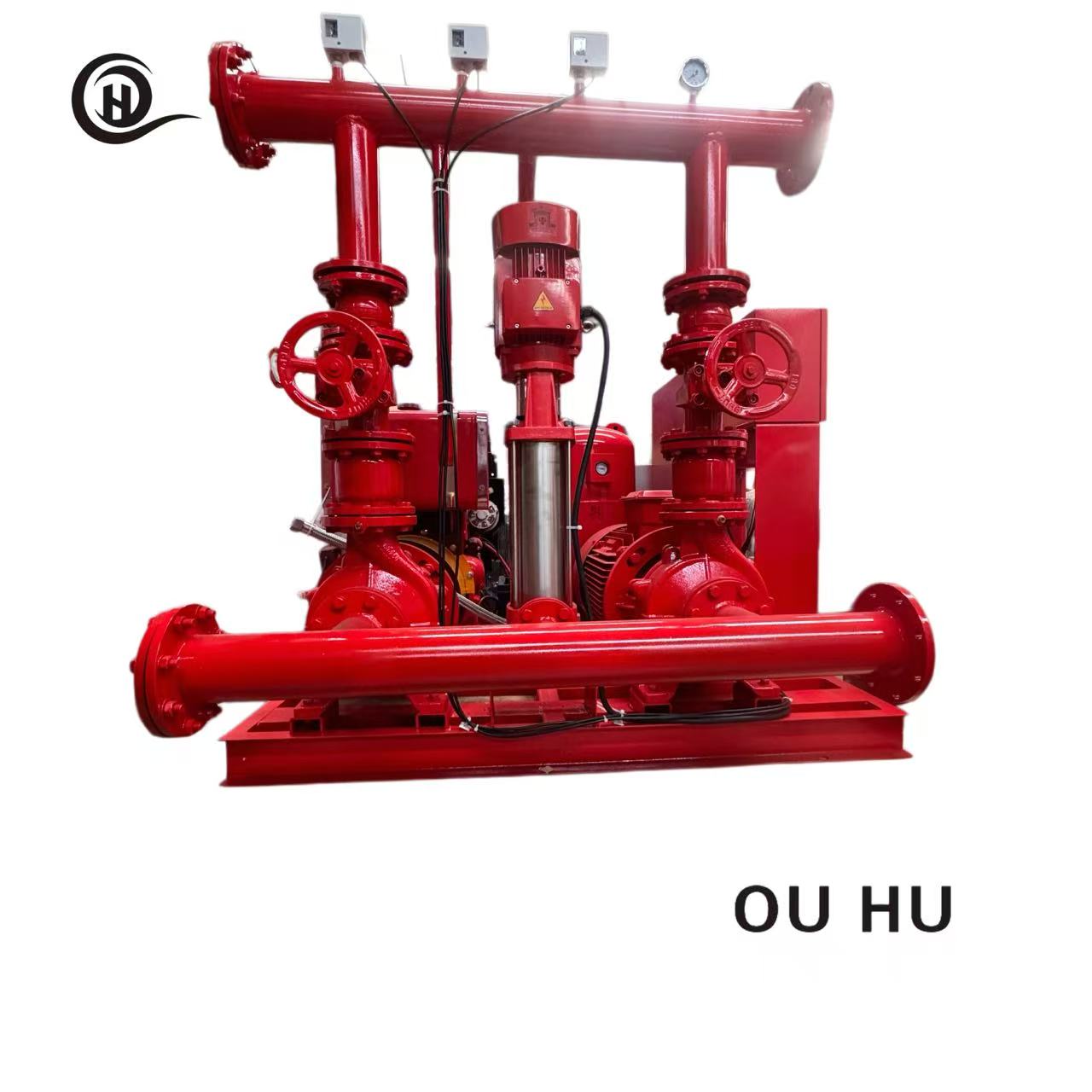 EDJ Dual Power Fire Pump Set with Pressure Tank, Jockey Pump & Control Panel