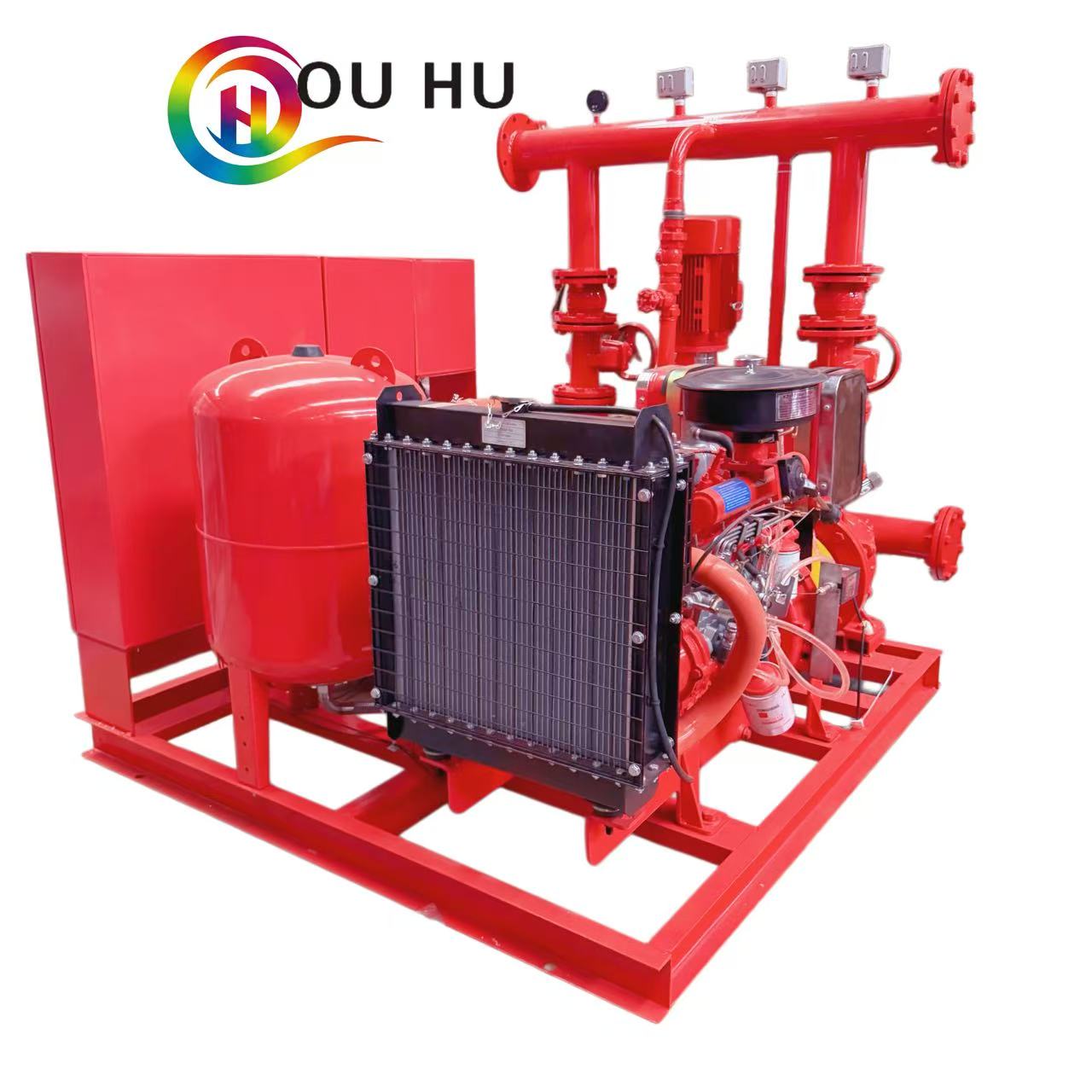 OEDJ Skid Mounted Fire Pump System For Commercial & Industrial Use