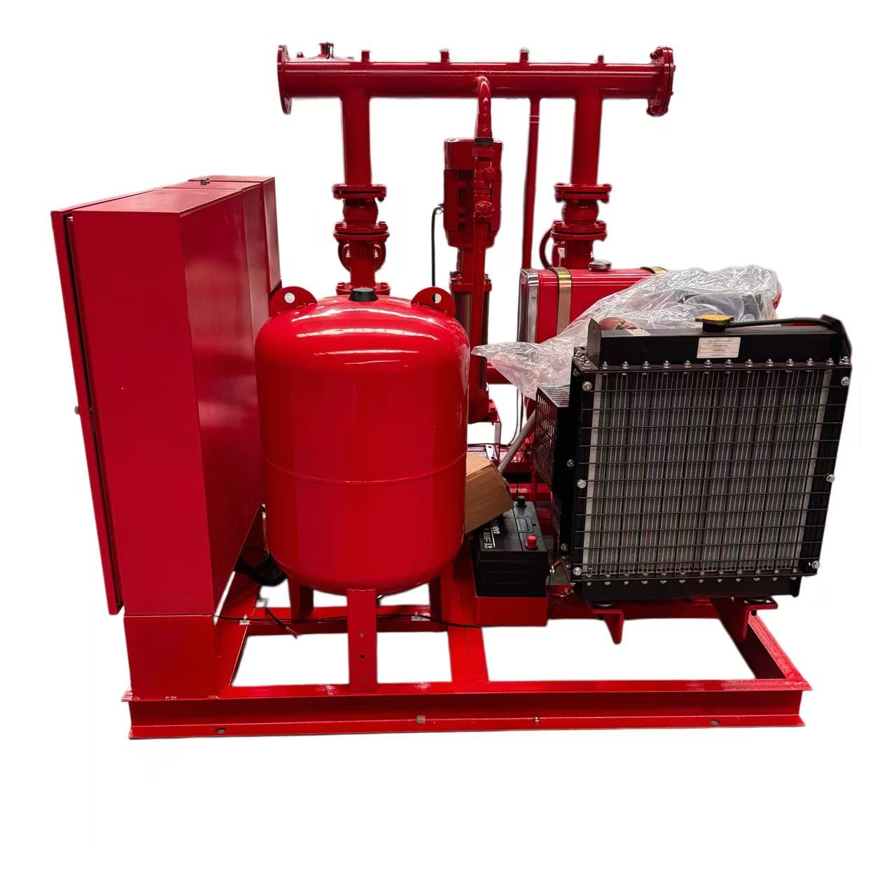 OEDJ 120HP Fire Pump System 1500GPM 10BAR Electric Diesel Jockey Pump Skid
