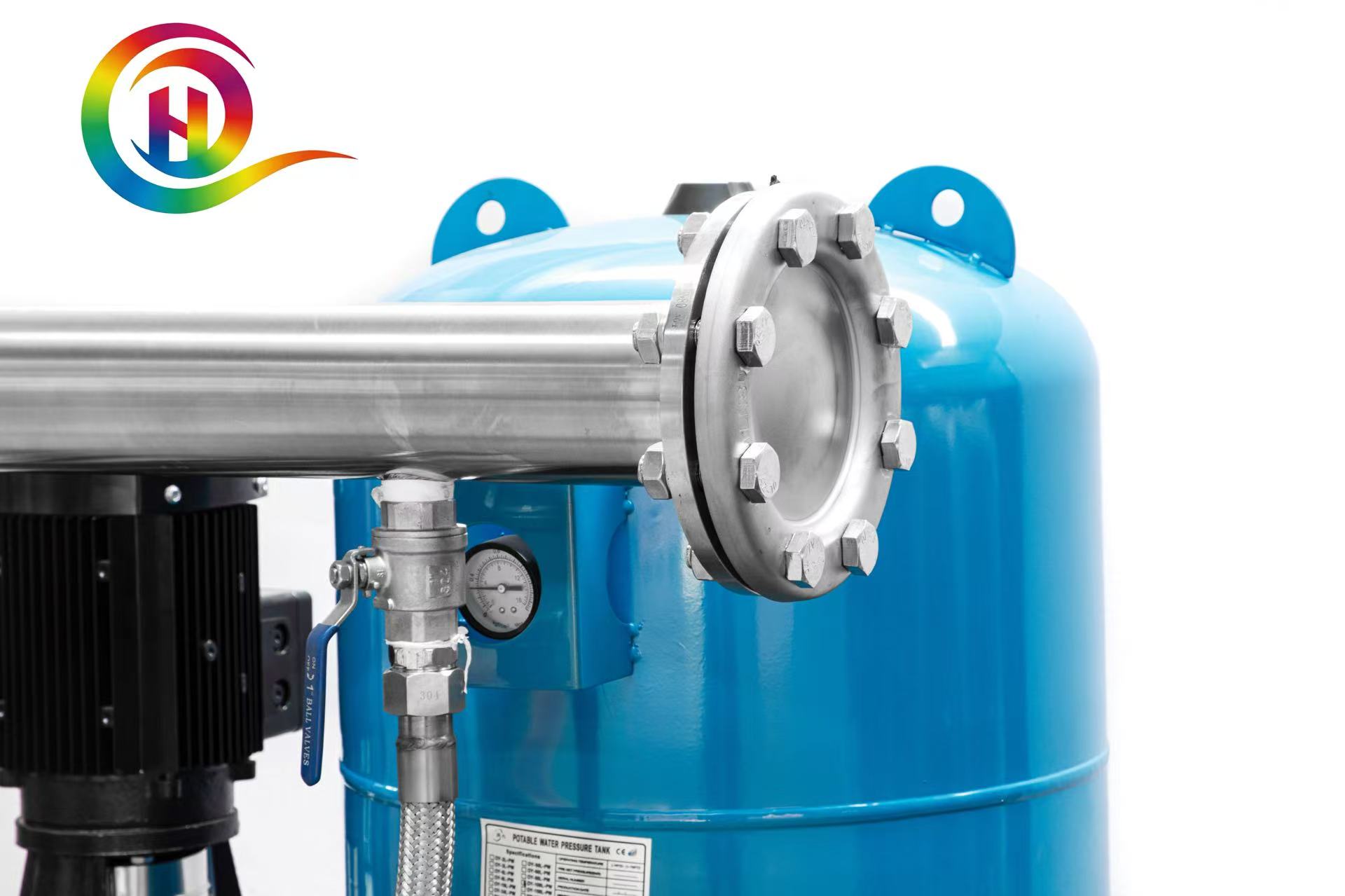 450 GPM Automatic Water Supply Pump Set with Pressure Tank for Commercial Use