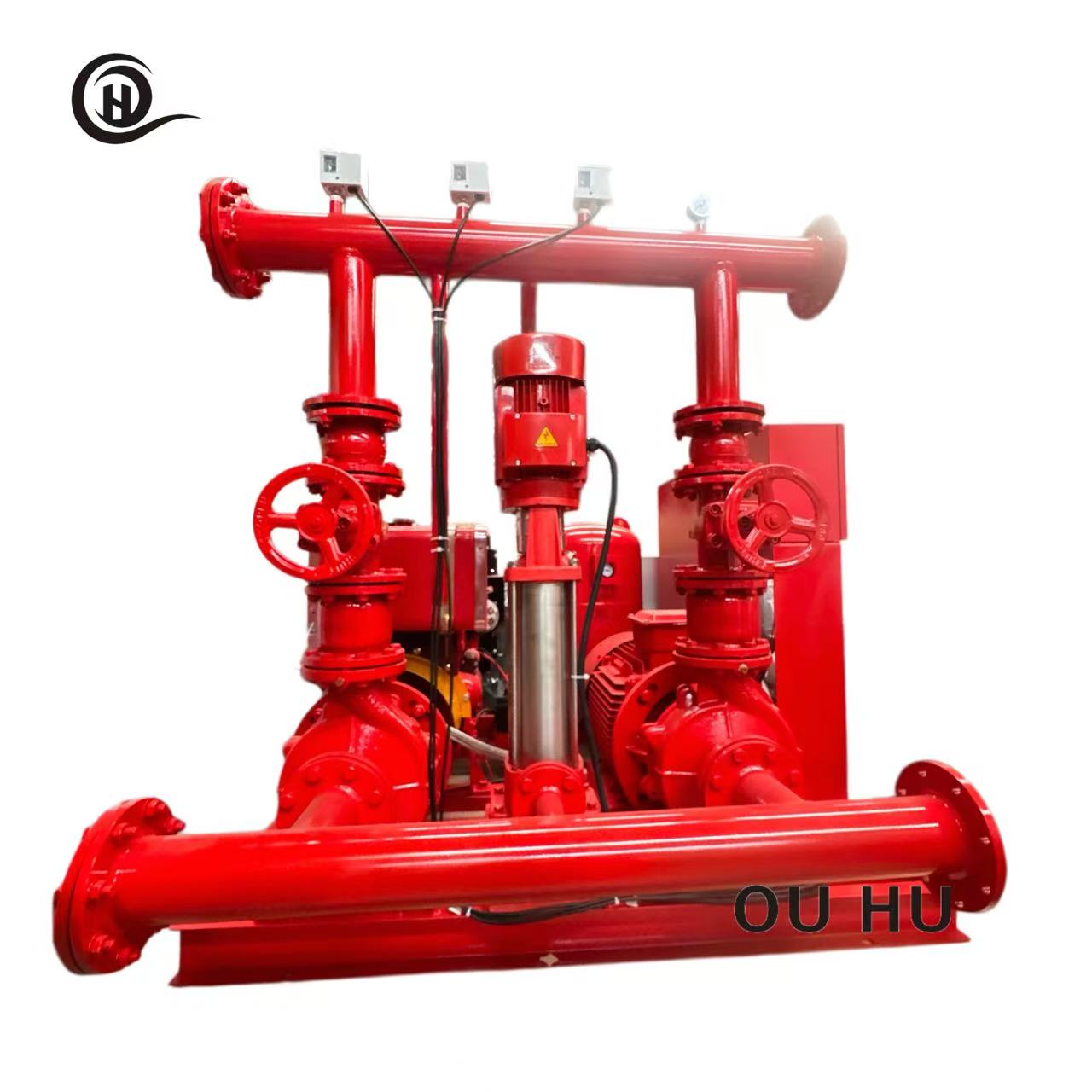 EDJ Dual Power Fire Pump Set with Pressure Tank, Jockey Pump & Control Panel