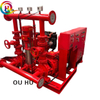 Complete Horizontal Main Fire Pump Pipeline Combo With Pressure Vessel 12Bar 68HP