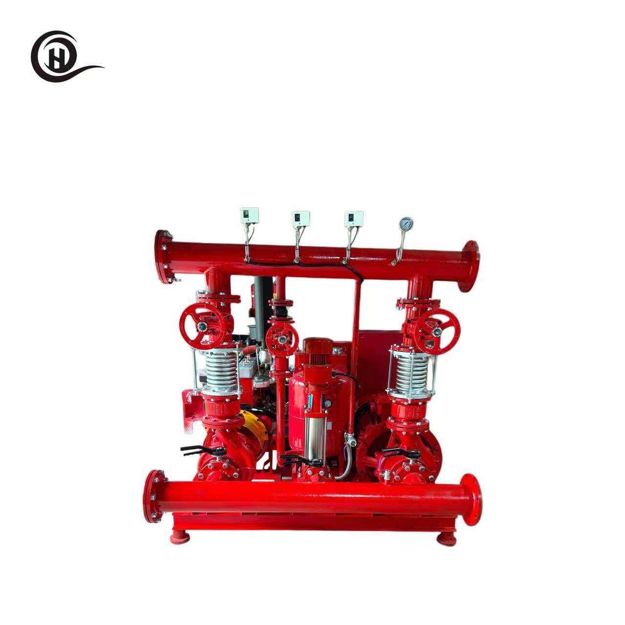 O-EDJ 100 HP 300 GPM Electric Fire Pump Set with Jockey Pump, 10 bar, Commercial Building Fire Protection System