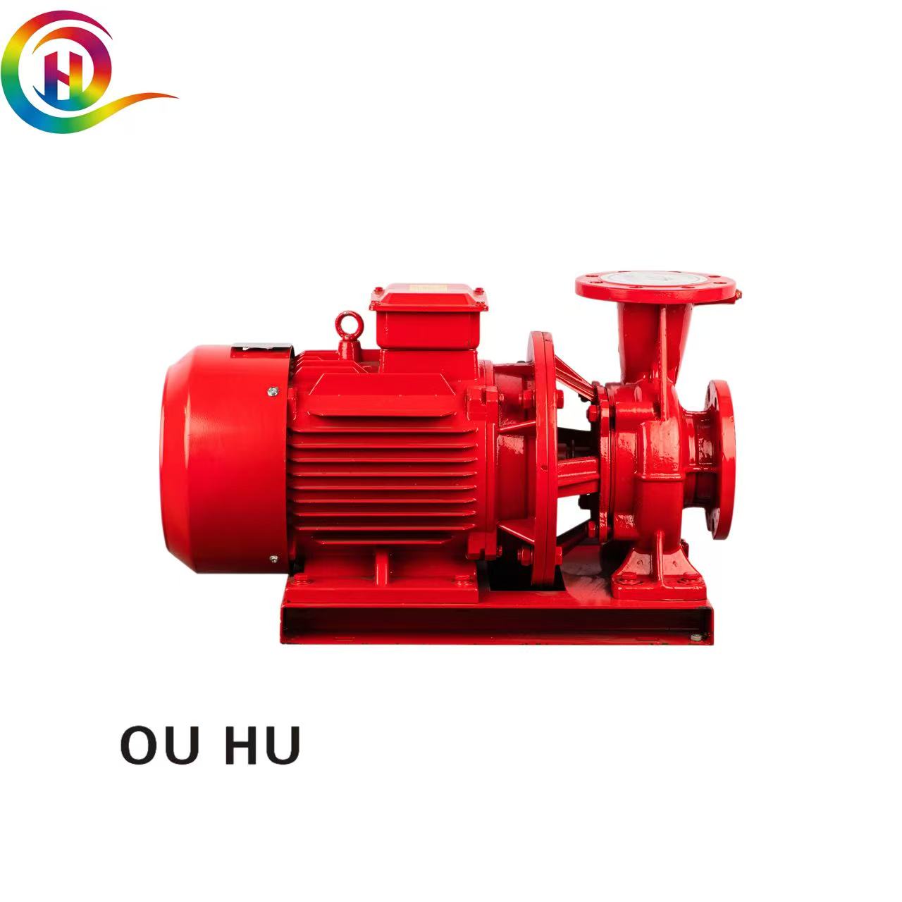 Horizontal Triple Fire Pump Full Set with Pressure Tank Control Cabinet Pipeline Assembly 10Bar 70HP
