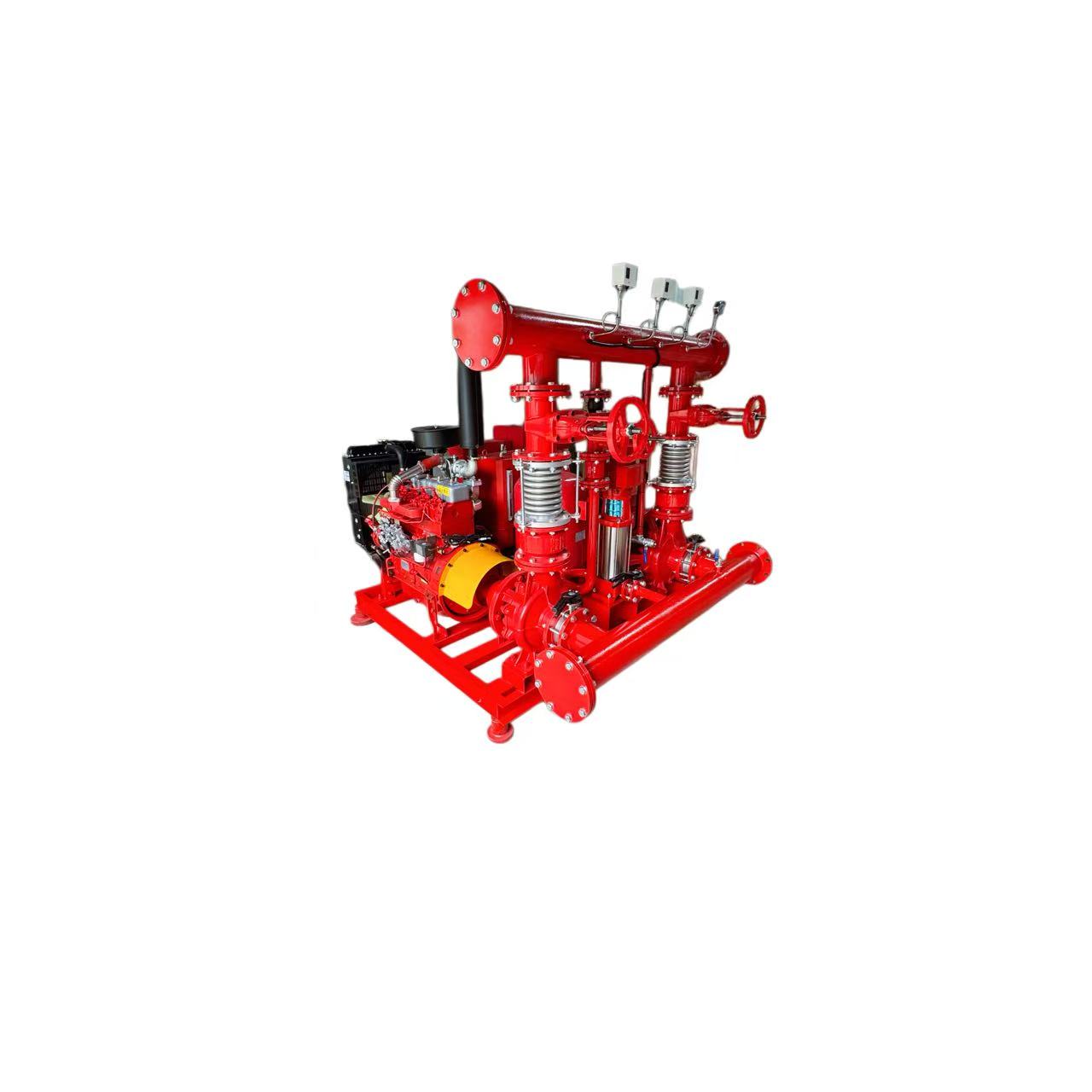 O-EDJ 150HP 400 GPM Dual Power Fire Pump System with Electric & Diesel