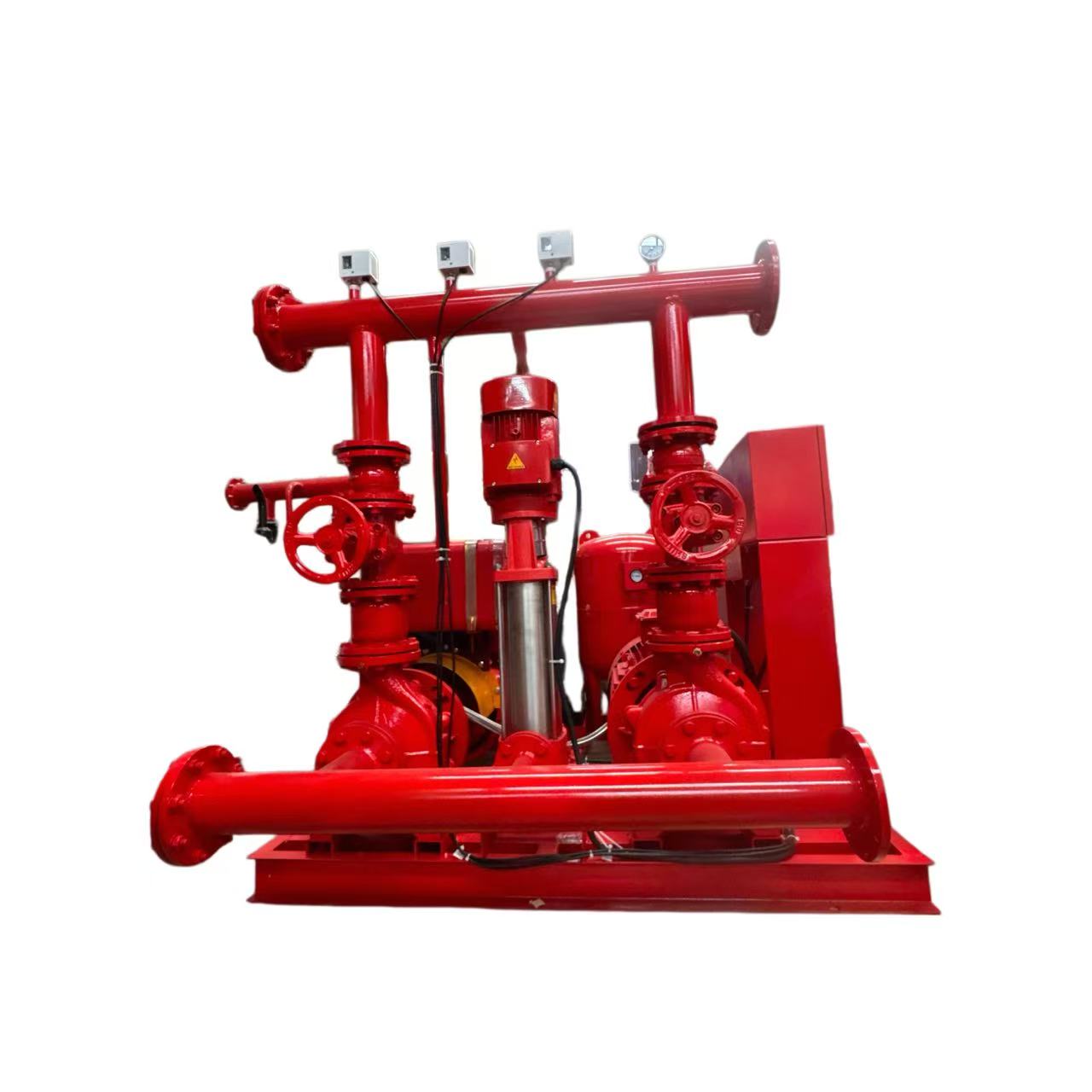 50Hz 2900rpm Combined Electric Diesel Fire Pump Package with Jockey Pump