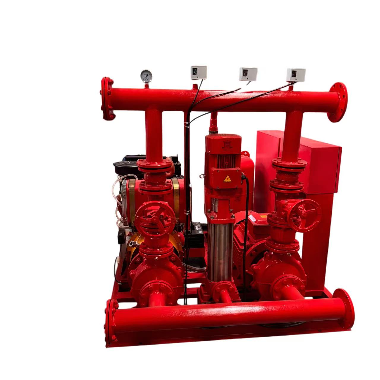 OEDJ Fire Pump System (Electric + Diesel + Jockey Pump)