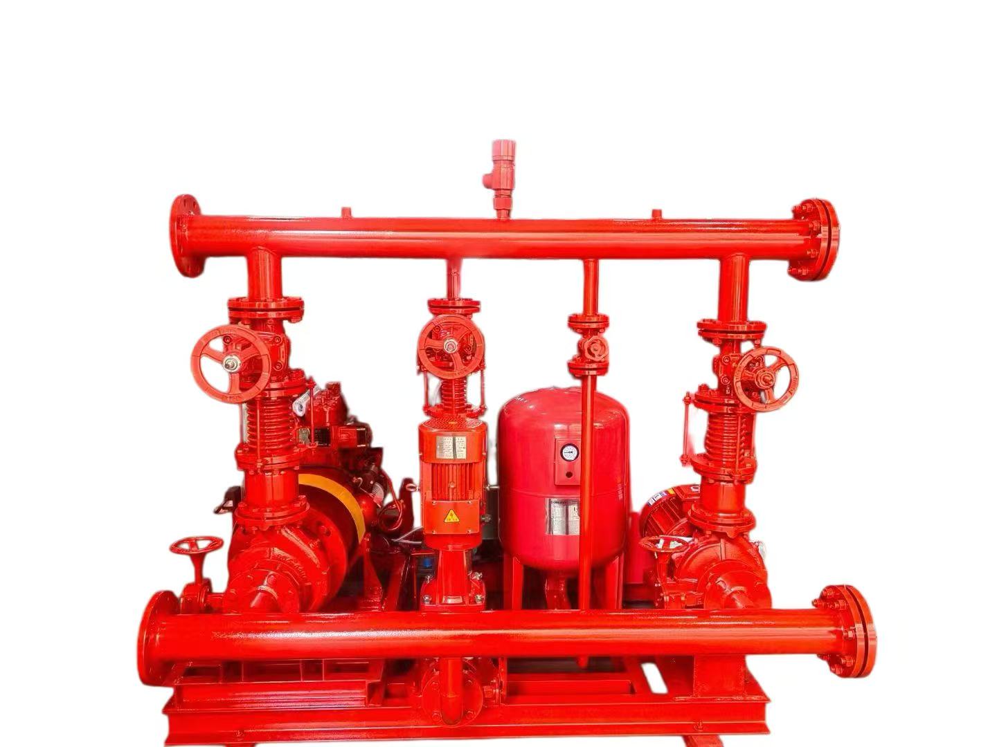 OEDJ 120HP Fire Pump System 1500GPM 10BAR Electric Diesel Jockey Pump Skid