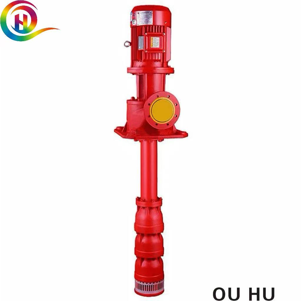 Vertical Turbine Long Shaft Fire Pump | Deep Well Fire Fighting Pump for Emergency Fire System