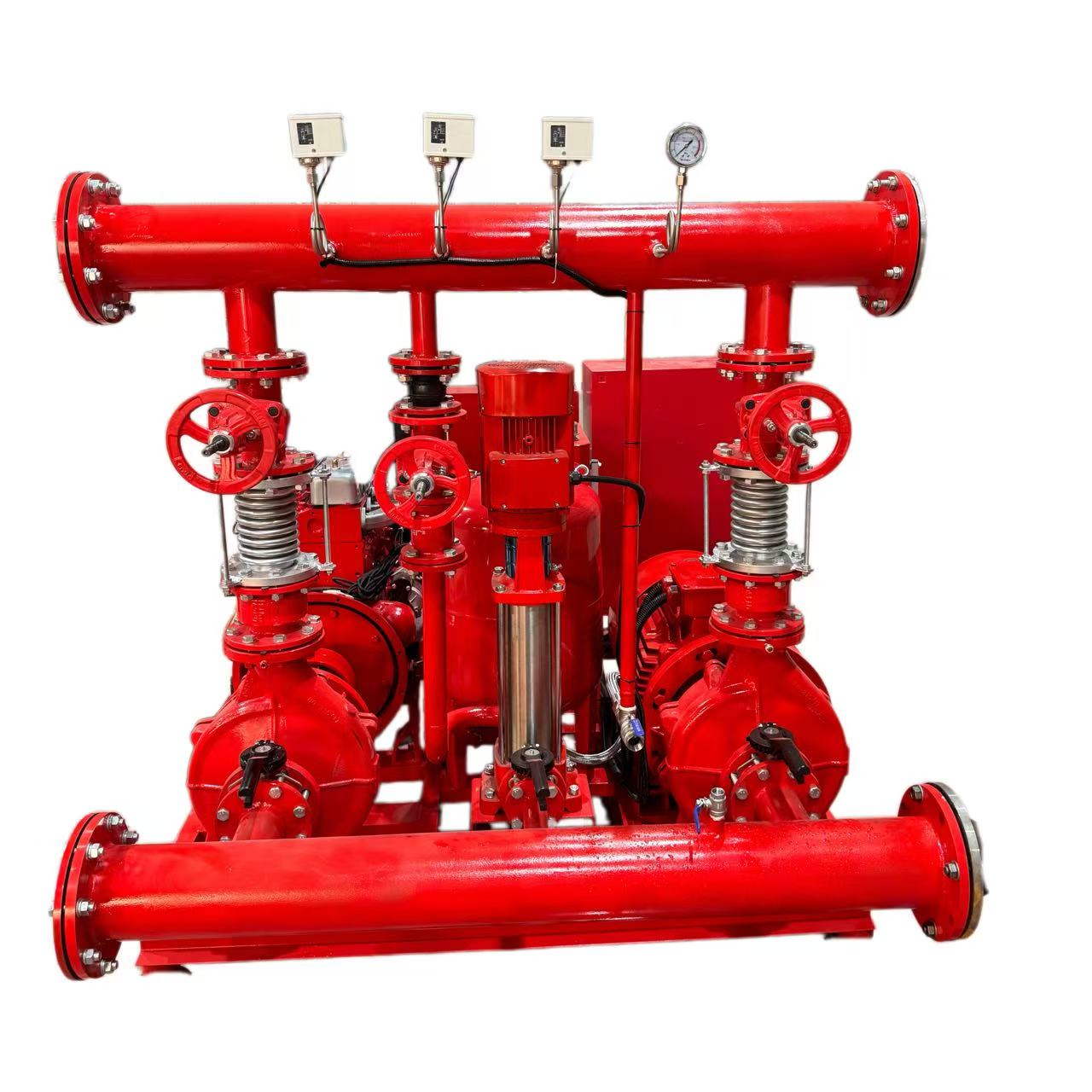 450GPM 6bar EDJ Dual Power Fire Pump Set with Jockey Pump & Control Panel