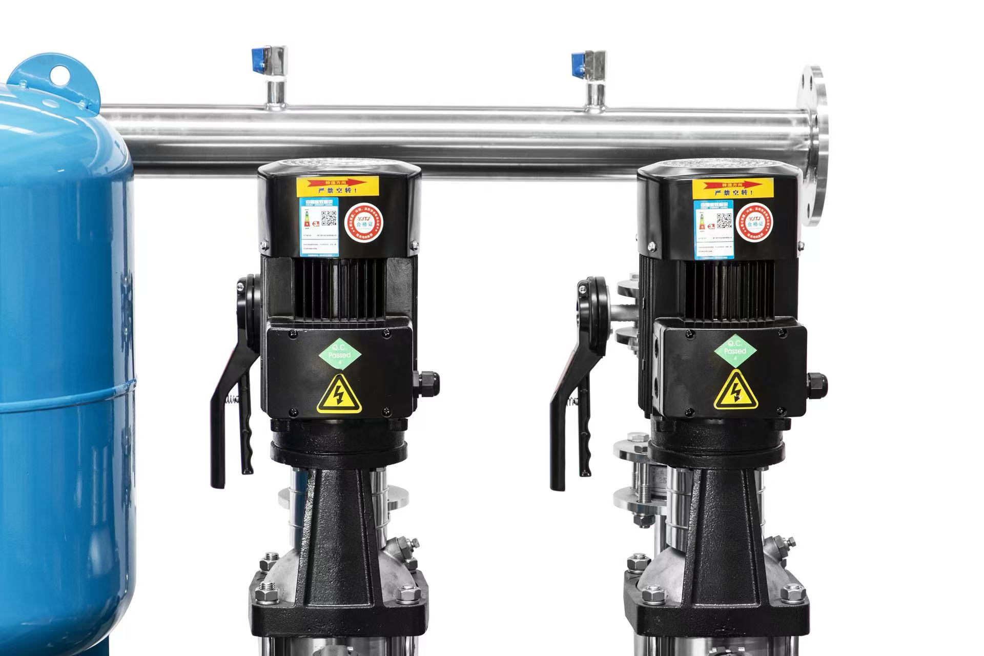 450 GPM Automatic Water Supply Pump Set with Pressure Tank for Commercial Use