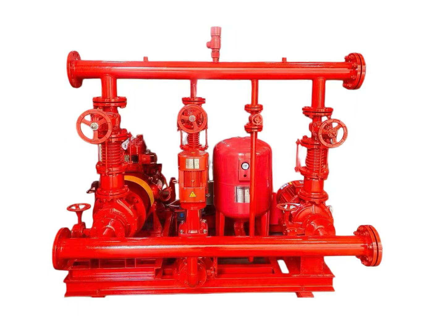 750-2000 GPM Horizontal Diesel Engine Fire Pump Set for Industrial and Marine Fire Fighting