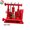 Horizontal Triple Fire Pump Full Set with Pressure Tank Control Cabinet Pipeline Assembly 10Bar 70HP