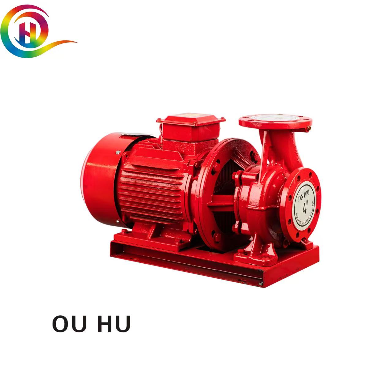 Heavy Duty Horizontal Emergency Fire Pump Skid With Vessel & Cabinet 15Bar 85HP