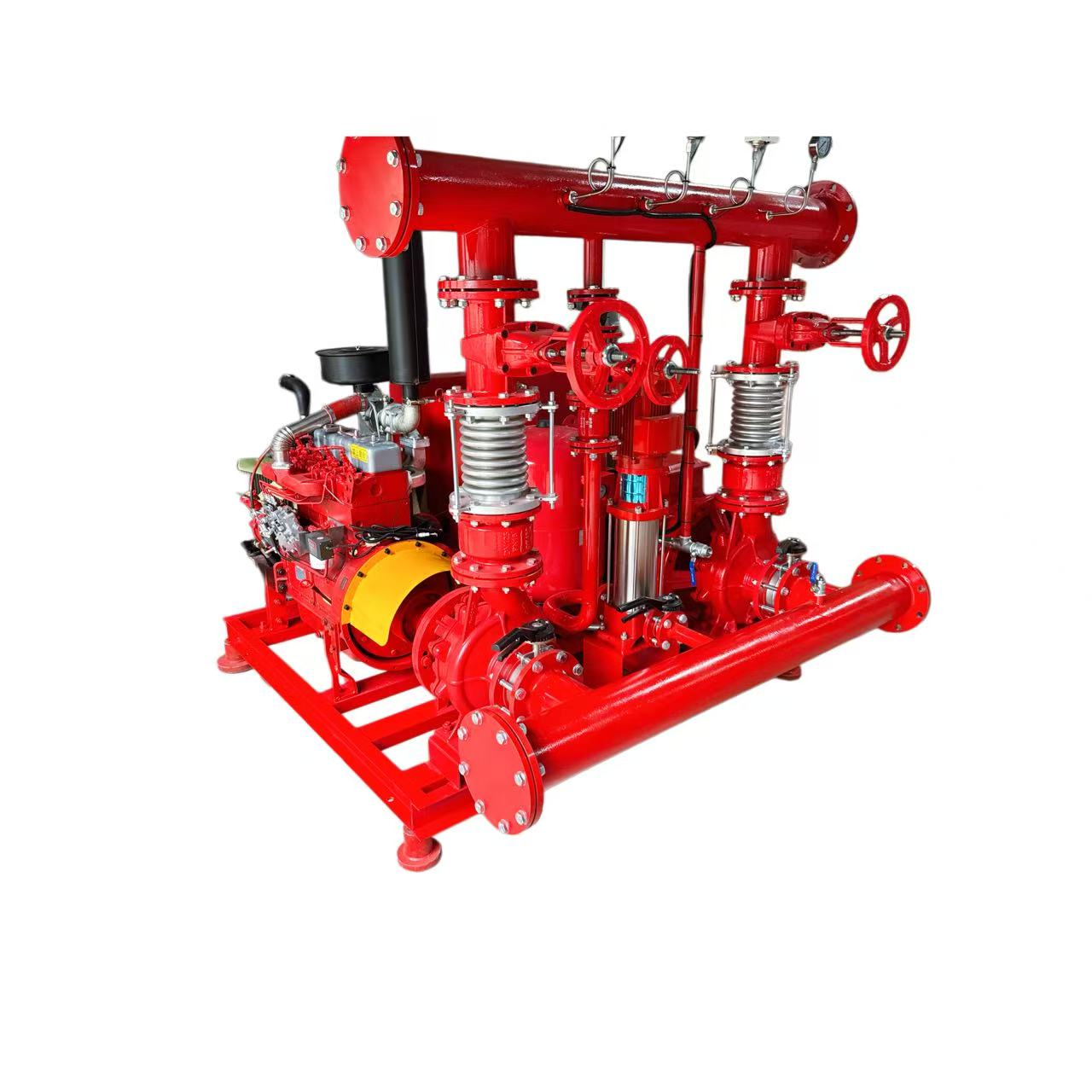 O-EDJ 150HP 400 GPM Dual Power Fire Pump System with Electric & Diesel