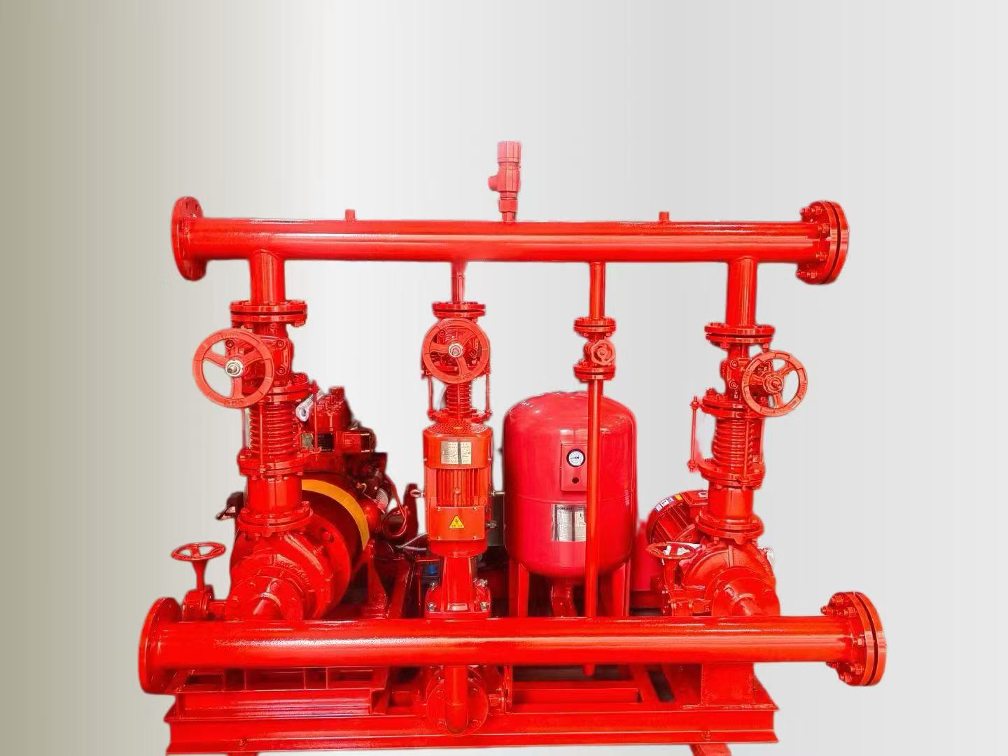 300-1500 GPM EDJ Fire Pump Package | Electric + Diesel + Jockey Pump System for Building & Residential Fire Protection