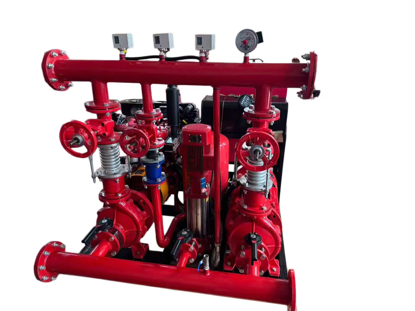OEDJ 120HP Fire Pump System 1500GPM 10BAR Electric Diesel Jockey Pump Skid