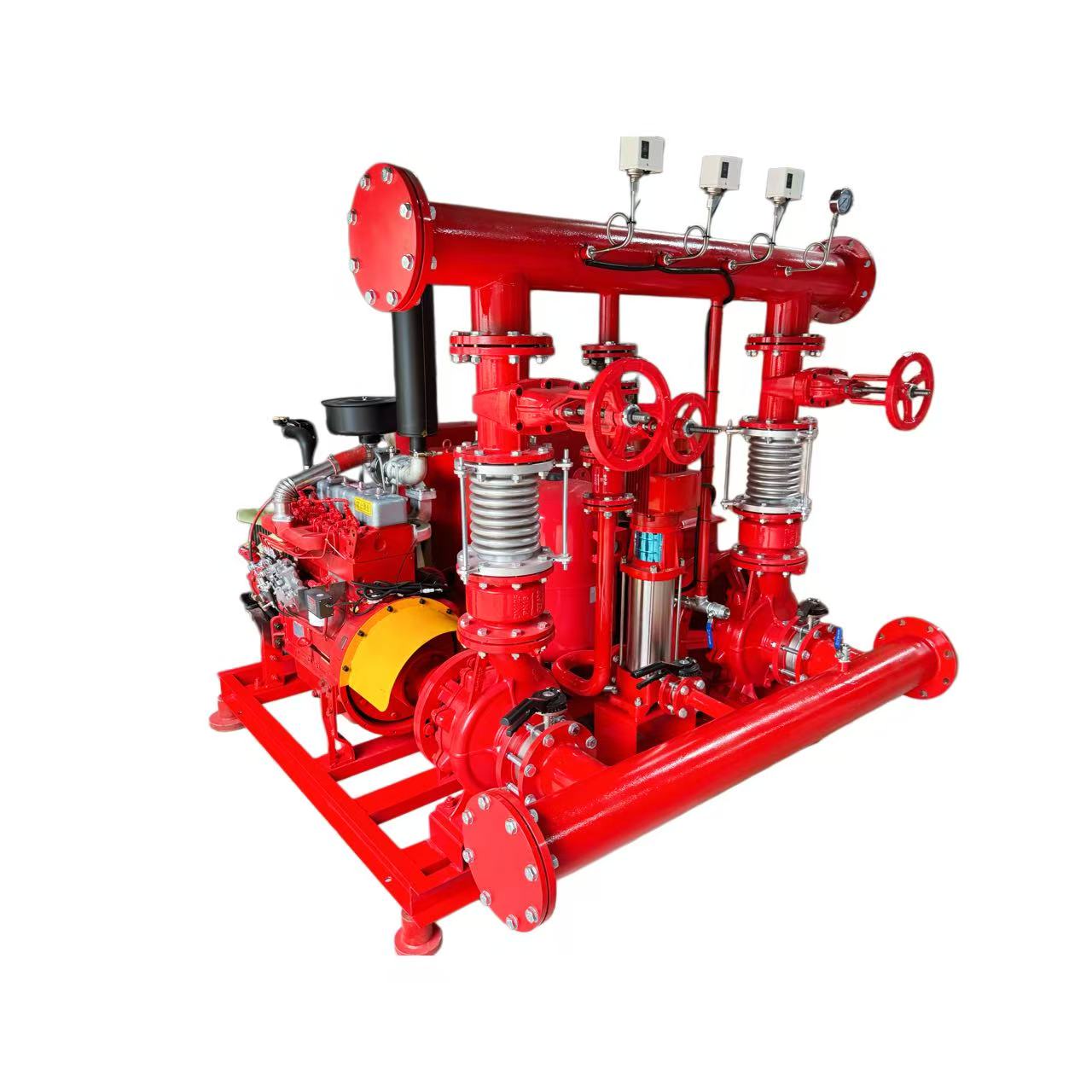 O-EDJ 150HP 400 GPM Dual Power Fire Pump System with Electric & Diesel