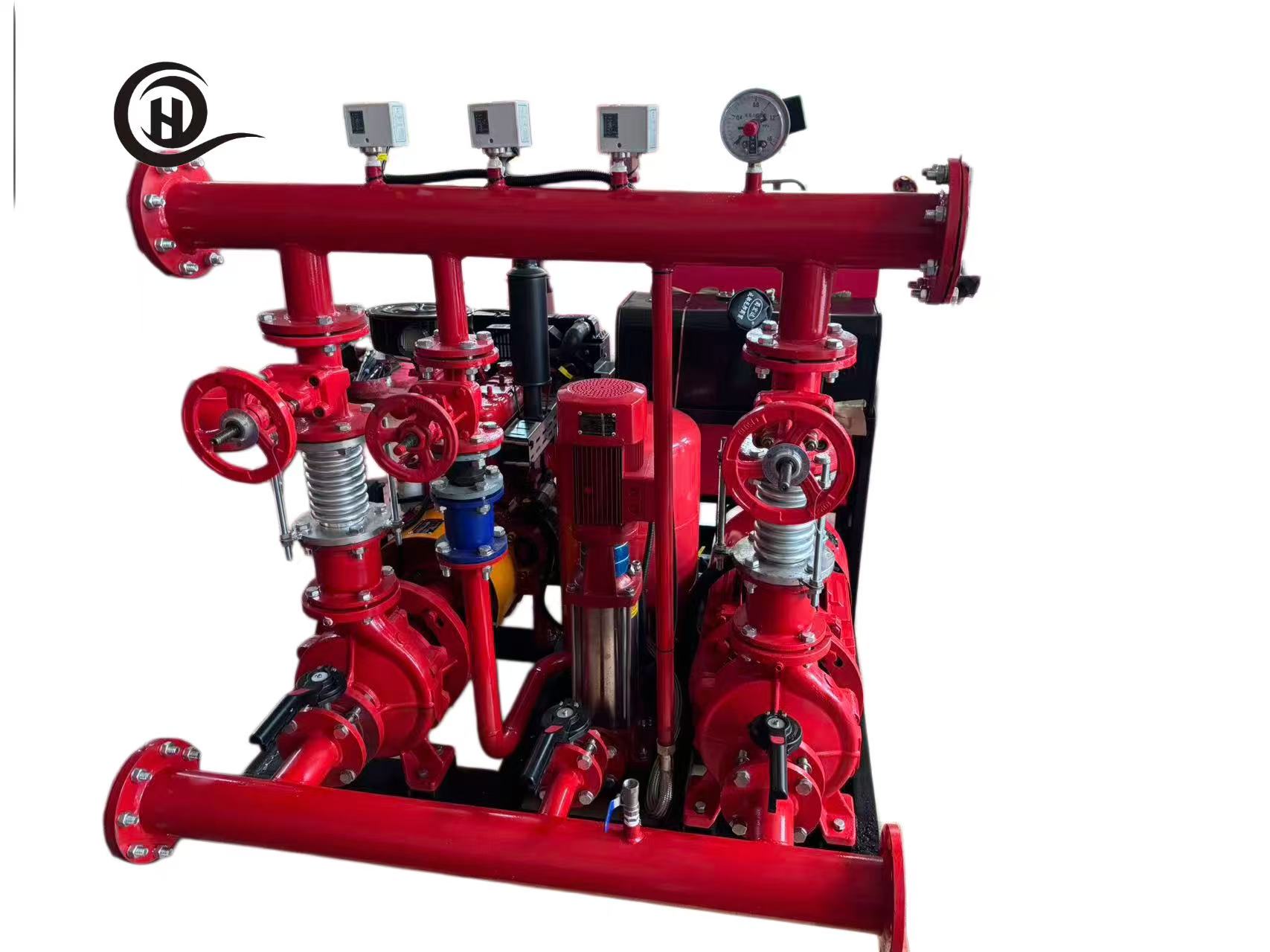Ouhupump EDJ Fire Pump System 500 GPM 120 HP 10 Bar For Fire Protection