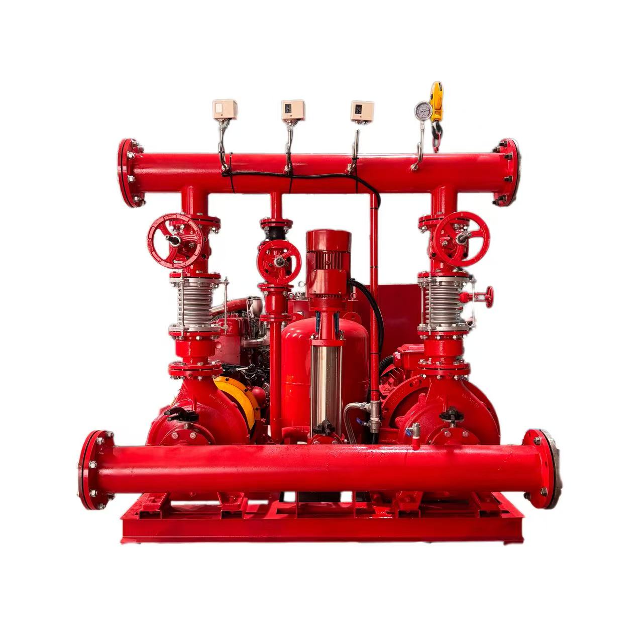 450GPM 6bar EDJ Dual Power Fire Pump Set with Jockey Pump & Control Panel