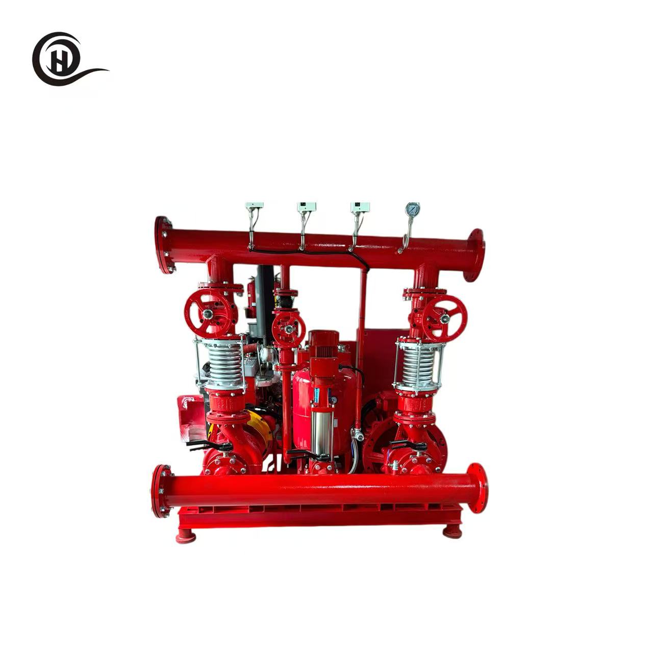 Ouhu O-EDJ 100 HP 300 GPM Electric + Jockey Fire Pump Package, 10 bar, for Commercial & Industrial Fire Protection Systems
