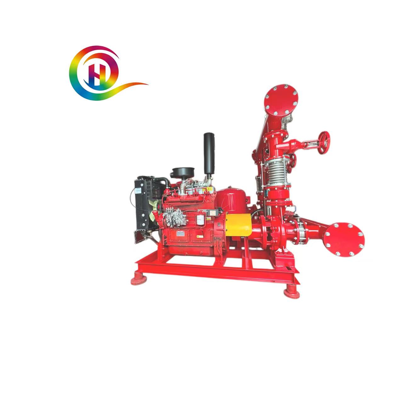 OEDG Horizontal Electric Diesel Fire Pump Package, Building Fire Water Supply 500GPM 10Bar 150HP 110KW