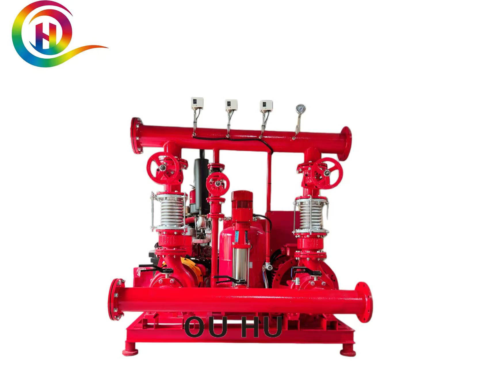 EDJ Fire Pump Package | Electric + Diesel + Jockey Pump | 500-1500 GPM, 3-20 BAR