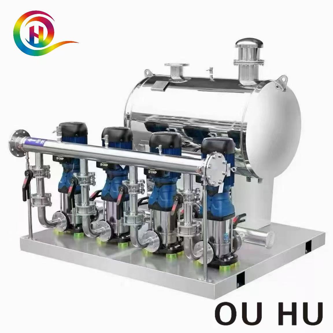 550 GPM 6bar Automatic Water Supply Pump Set with Pressure Tank for Commercial Use