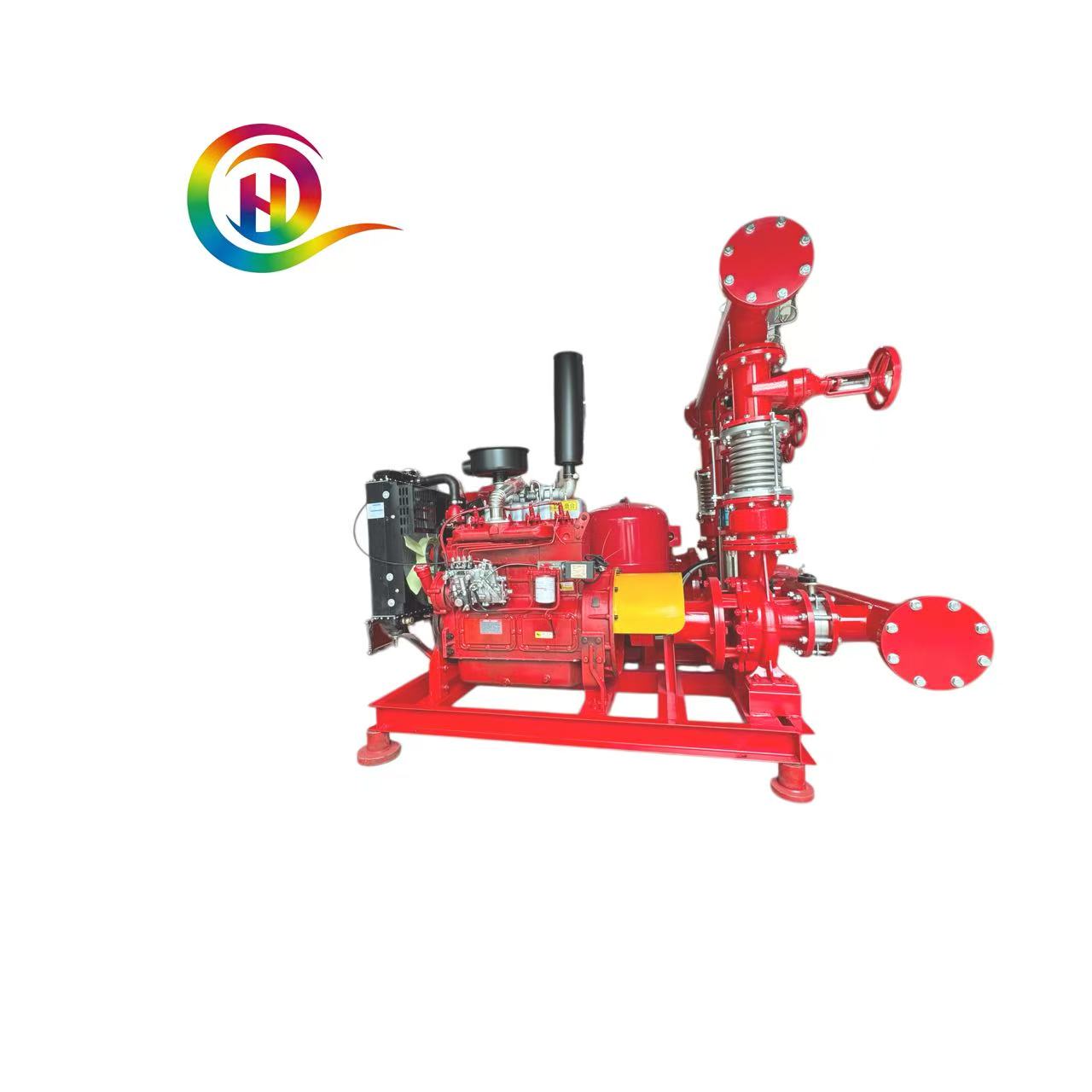 OEDG Horizontal Electric Diesel Fire Pump Package, Building Fire Water Supply 500GPM 10Bar 150HP 110KW