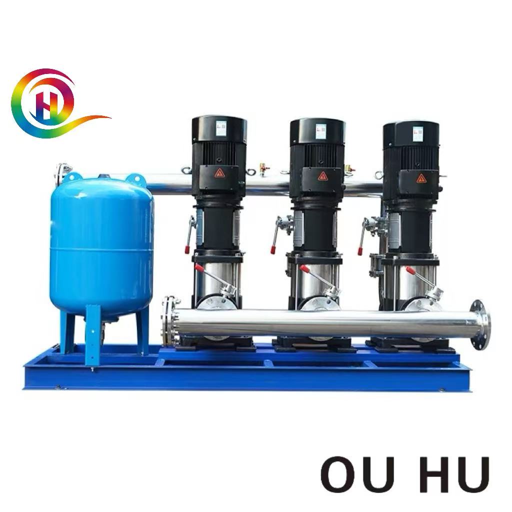750 GPM 8bar Automatic Water Supply Pump Set with Pressure Tank for Commercial Use