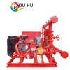 Electric + Diesel + Jockey Fire Pump Package 400GPM 12Bar 180HP
