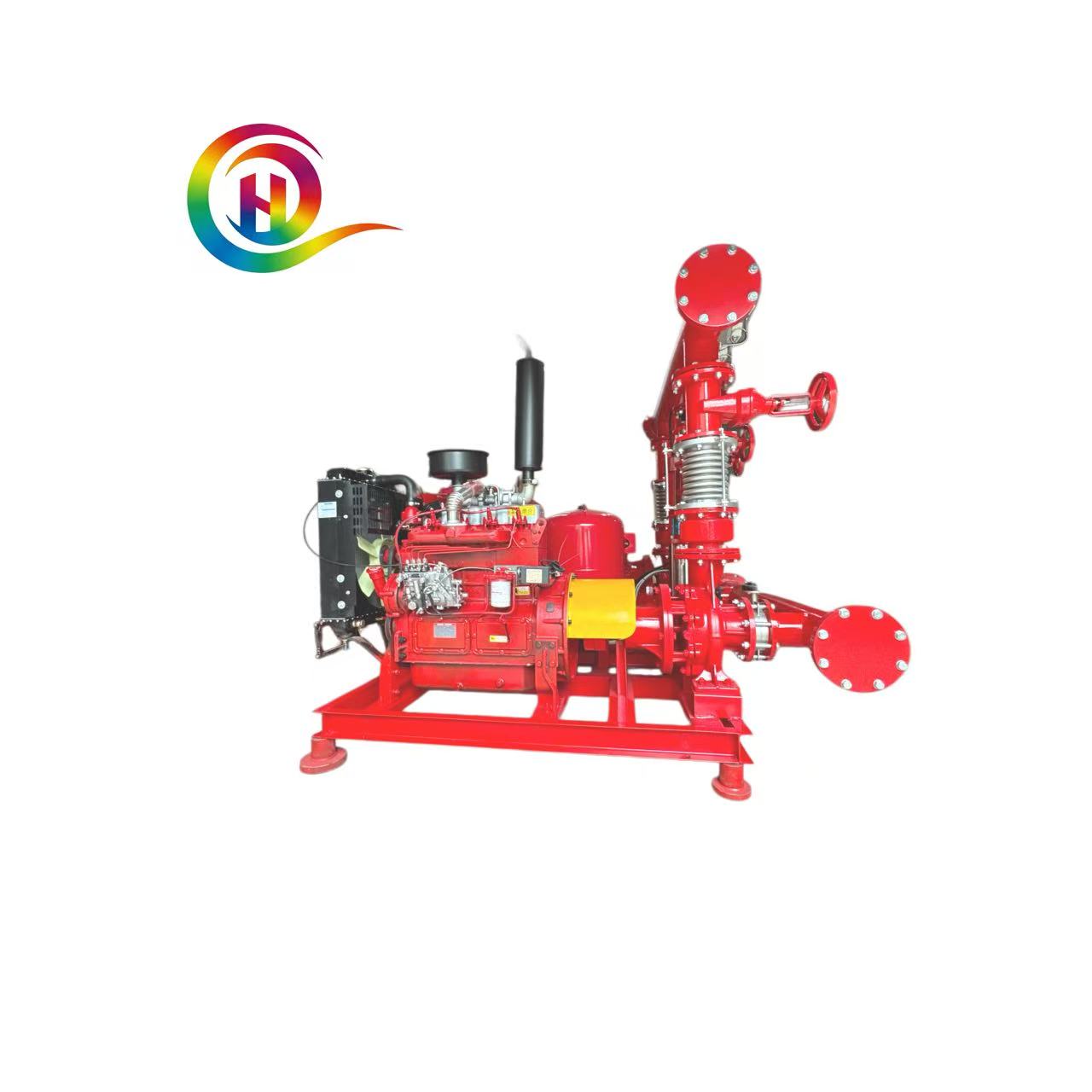 OEDG Horizontal Electric Diesel Fire Pump Package, Building Fire Water Supply 500GPM 10Bar 150HP 110KW