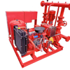 Electric + Diesel + Jockey Fire Pump Package 400GPM 12Bar 180HP