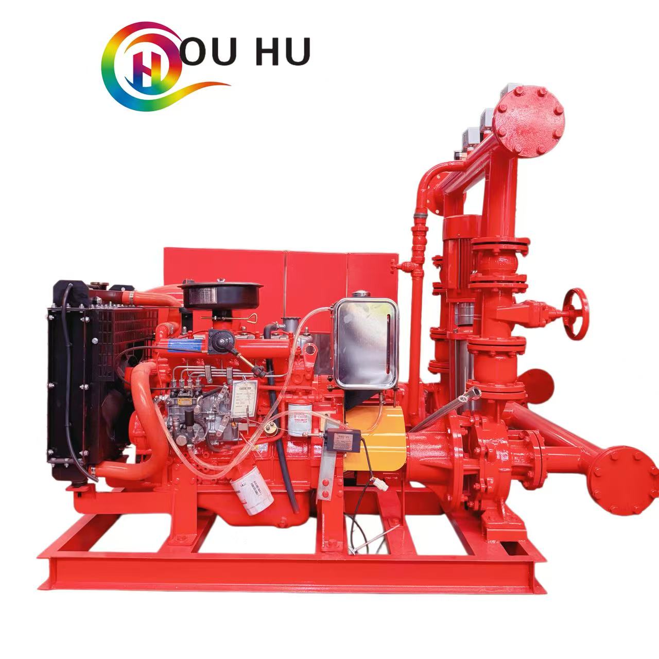 Electric Diesel Jockey Fire Pump Package 300GPM 10Bar 150HP
