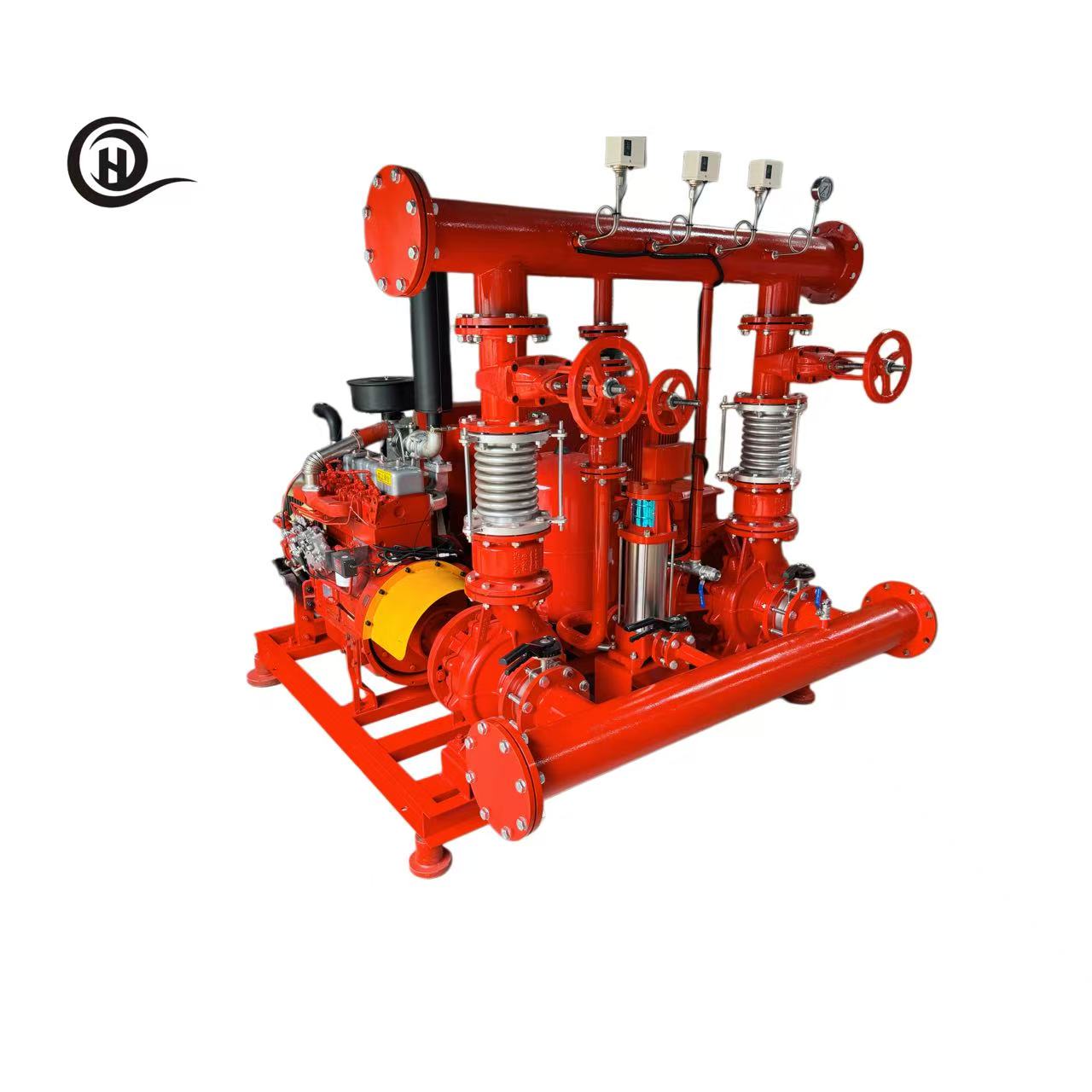 760GPM 11bar EDJ Electric Diesel Combined Fire Pump Set