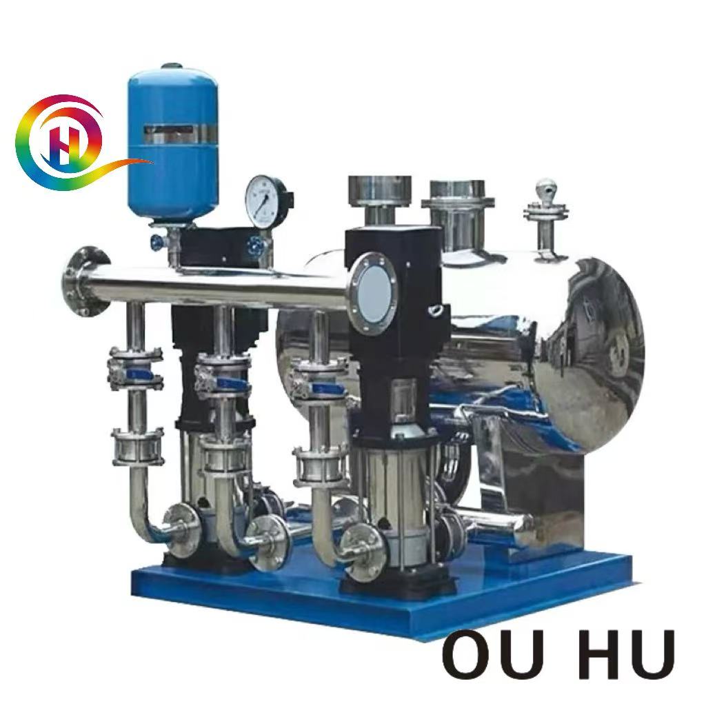 750 GPM 8bar Automatic Water Supply Pump Set with Pressure Tank for Commercial Use