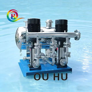300 GPM 9bar Automatic Water Supply Pump Set with Pressure Tank for Commercial Use
