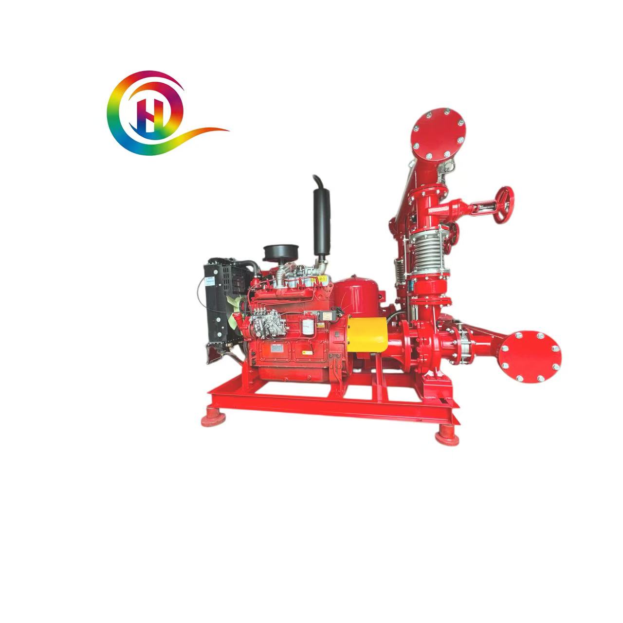 OEDG Horizontal Electric Diesel Fire Pump Package, Building Fire Water Supply 500GPM 10Bar 150HP 110KW