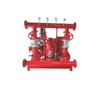 EDG Horizontal Dual Power Fire Pump Assembly, Industrial Fire Emergency 380GPM 12Bar 125HP 90KW