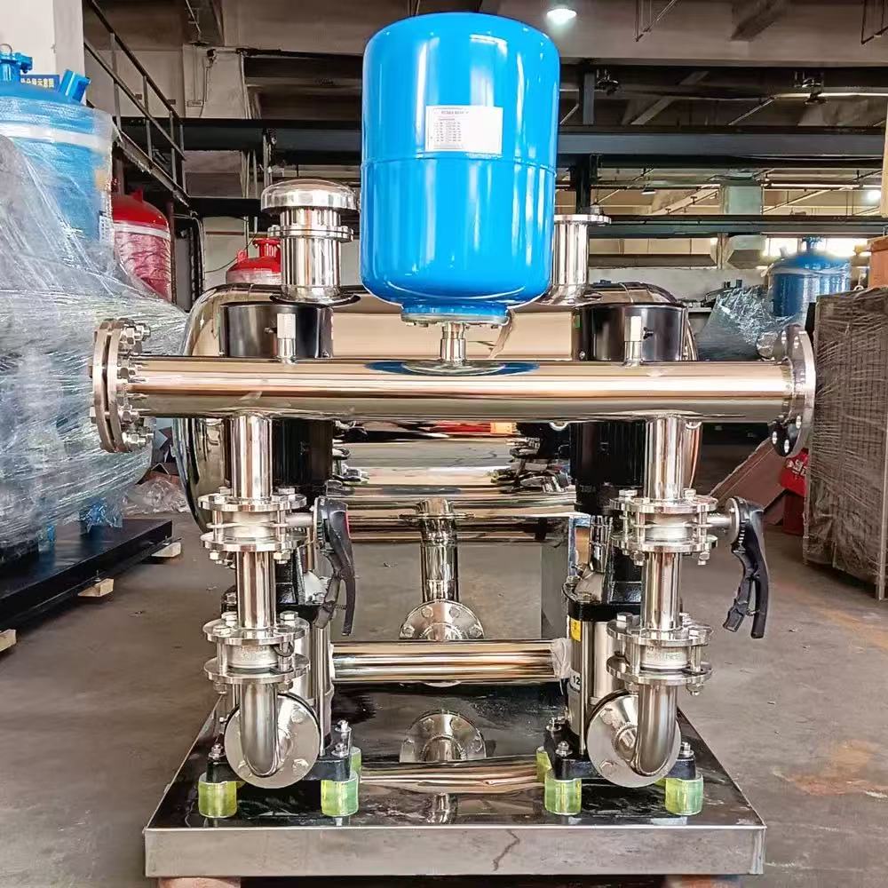 Установка автоматического водоснабжения 650 GPM, 10 бар с напорным баком для коммерческого использования