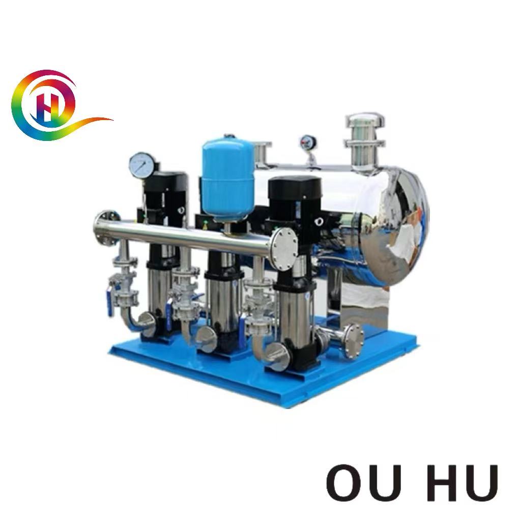 750 GPM 8bar Automatic Water Supply Pump Set with Pressure Tank for Commercial Use
