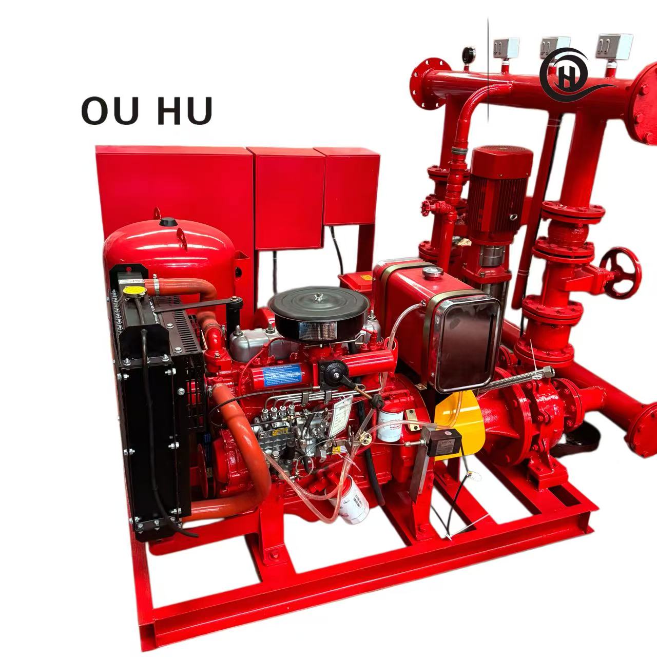 EDJ Fire Pump Package 110GPM 8Bar 62HP