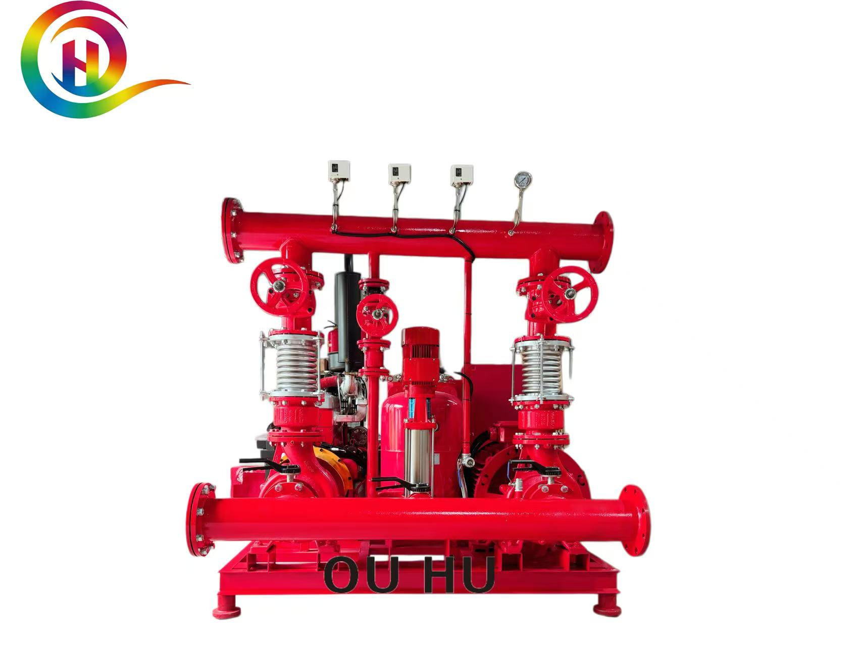 EDJ Fire Pump Set with Jockey Pump | 750 GPM 12 BAR Fire Fighting Pump System