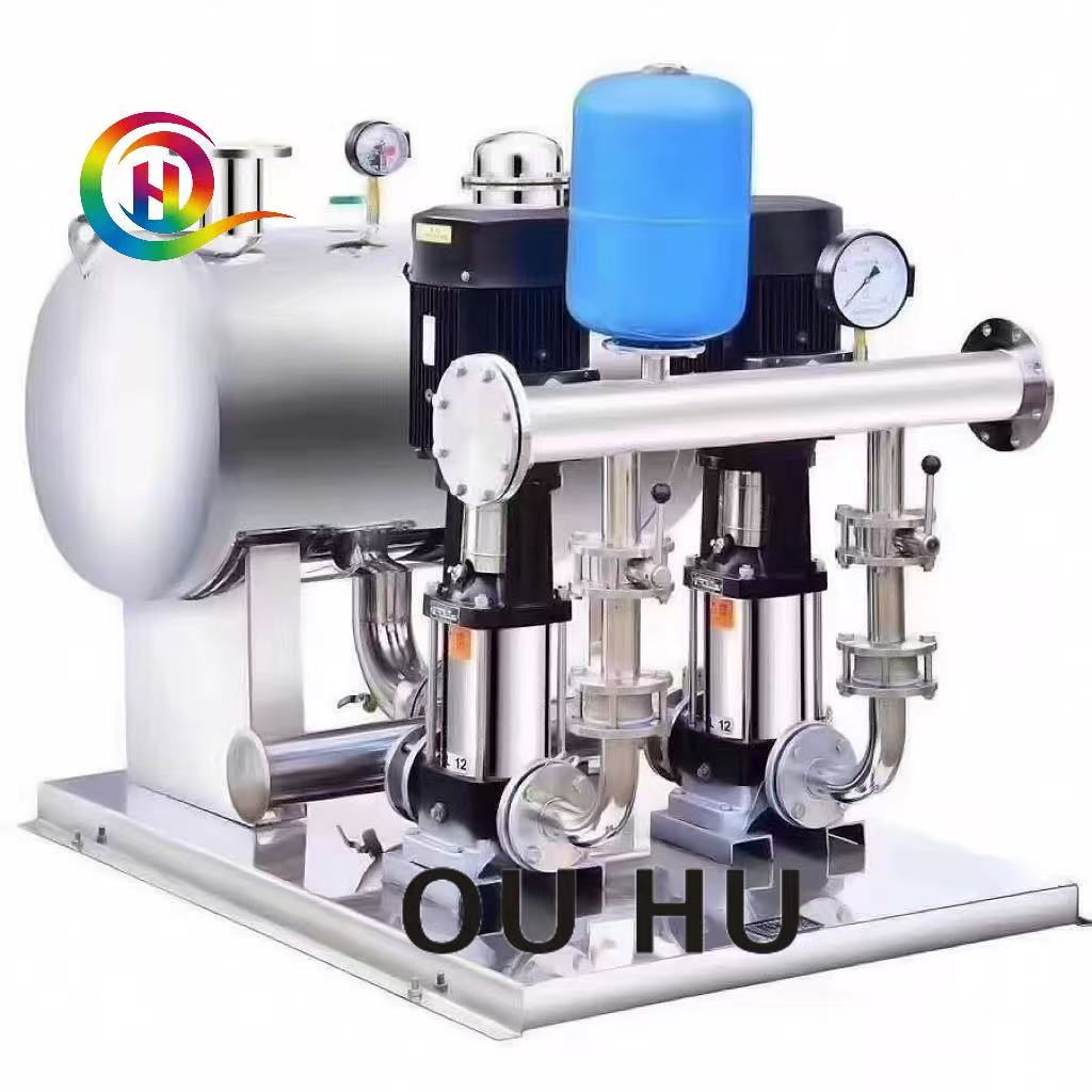 300 GPM 9bar Automatic Water Supply Pump Set with Pressure Tank for Commercial Use