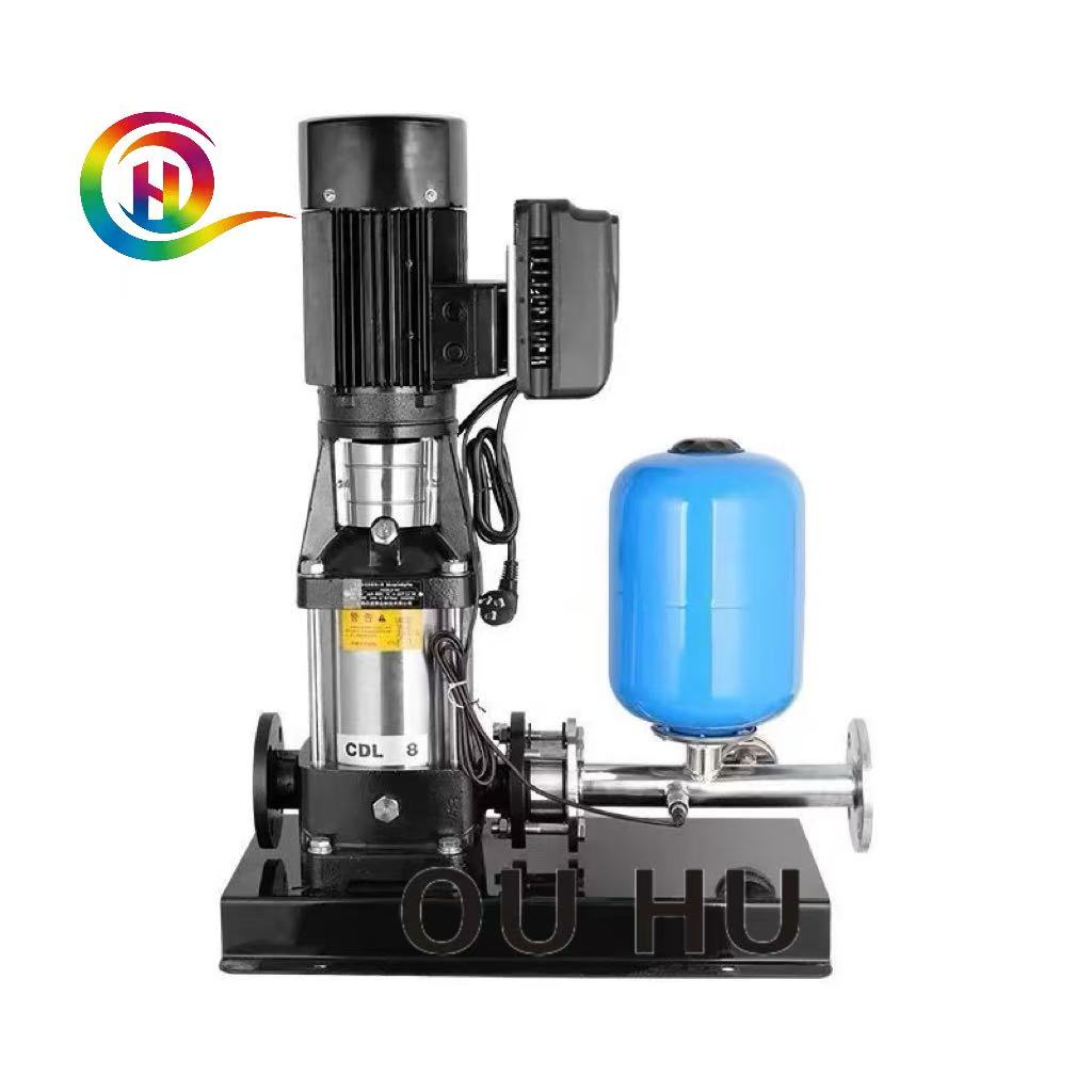 300 GPM 9bar Automatic Water Supply Pump Set with Pressure Tank for Commercial Use